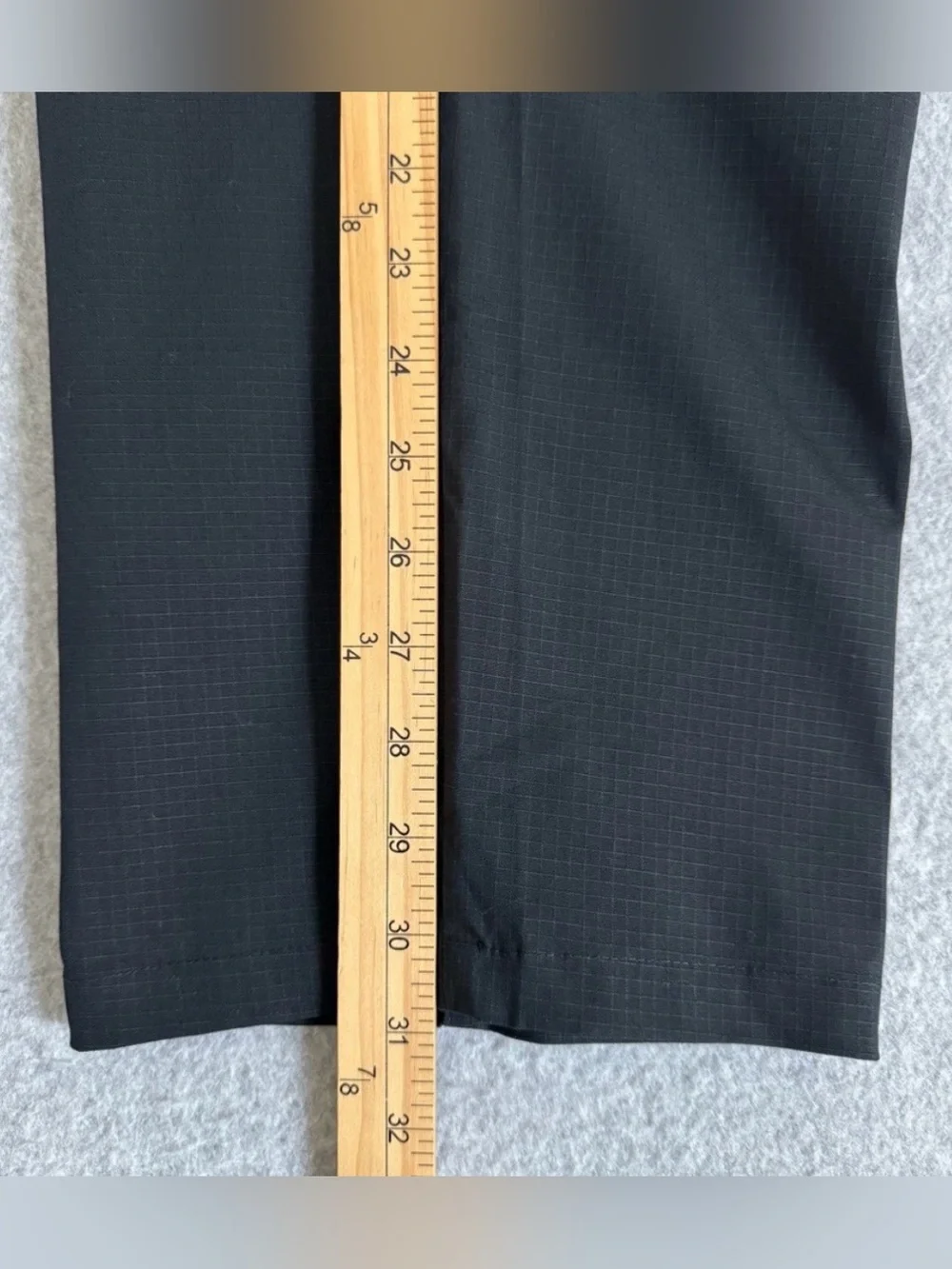 Nike Mens Cargo Pants Size 34x32 Black Straight Leg Ripstop Skater Casual NWT